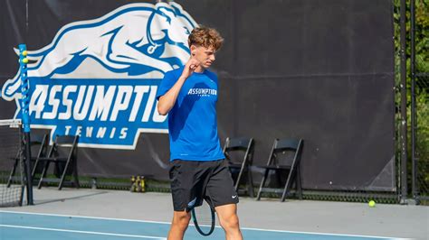 Men's Tennis suffers setback at NYU - Assumption University