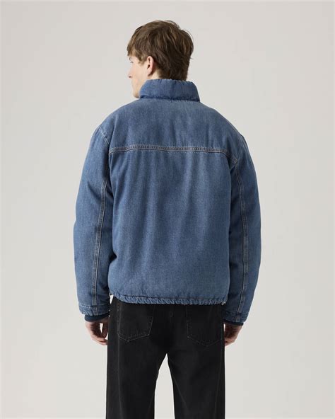 Briggs short puffer jacket - lavé foncé | Levi's® CA