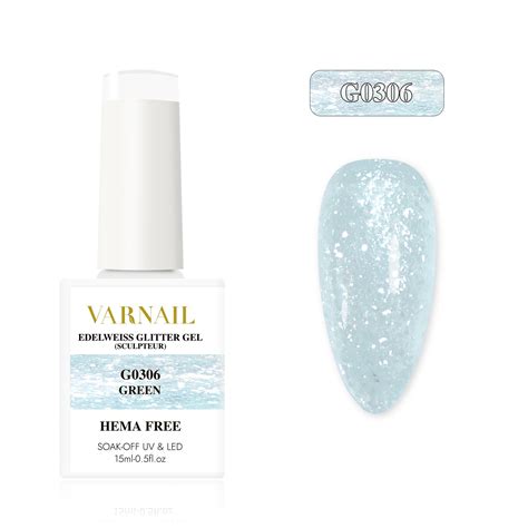 Shop Hema Tpo Free Edelweiss Sparkling Glitter Gel Polish - GS0306 ...