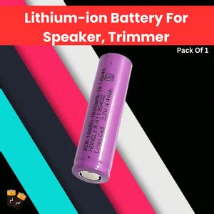 GUGGU Rechargeable Bateries 1800Mah Lithium-Ion For Laptop/Student ...