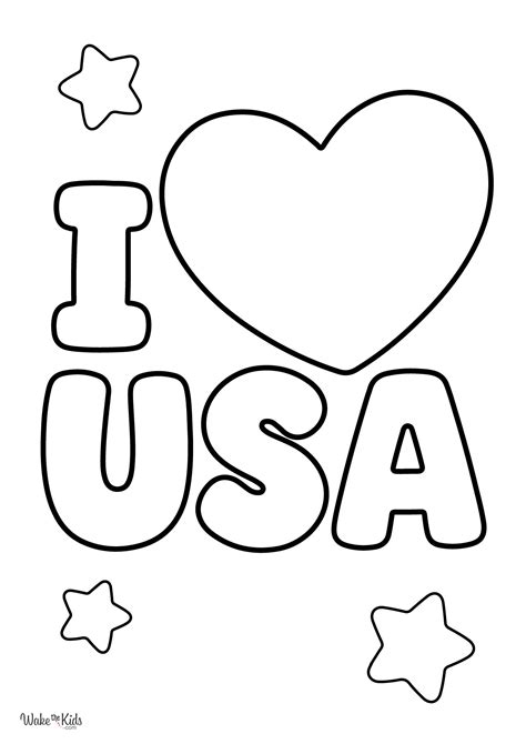 USA Coloring Pages (Free Printable PDFs) | WakeTheKids