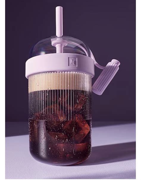 NESPRESSO - Travel Tumbler - Lavender - 540ml / 18oz,for iced coffee,Limited