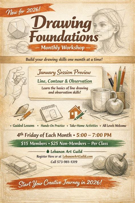 Drawing Foundations Class, 227 West Commercial, Lebanon, MO, 23 January ...