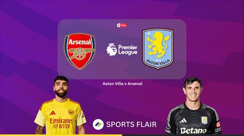 Premier League 2025-26 : Arsenal vs Aston Villa Match Preview & Lineups