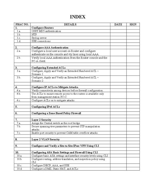 INFO SEC: Router Configurations & Security Practices - Studocu