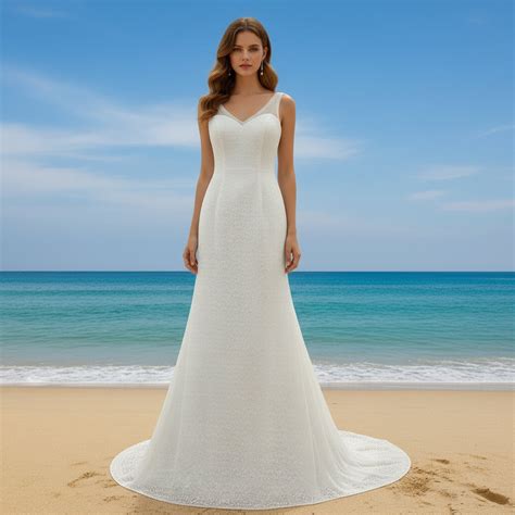 Backless Full Lace A-line Wedding Dress with Illusion V-neckline – Rosymae