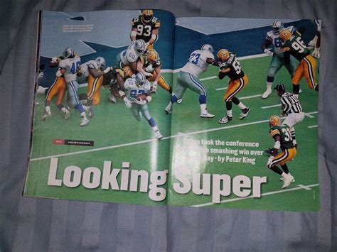 Emmitt Smith, Cowboys, Super Bowl, T. Gwynn 1995-96 -Sports Illustrated ...