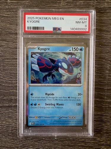 Kyogre 034/132 Me01: Mega Evolution Holo for sale online | eBay
