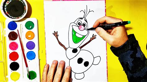 How to Draw Olaf (Frozen)? Step-by-step drawing tutorial. - Free ...