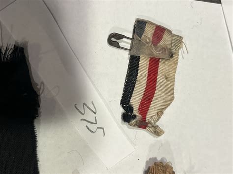 Original WW2 German Iron Merit Cross EK2 Medal Ribbon & UV Tested Part ...