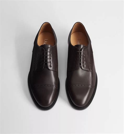Dior Heir Derby Brogue Brown Smooth Calfskin | DIOR IN
