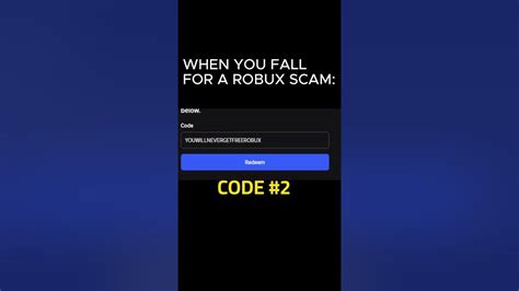WHEN YOU FALL FOR A ROBUX SCAM: #roblox #robux #funny - YouTube