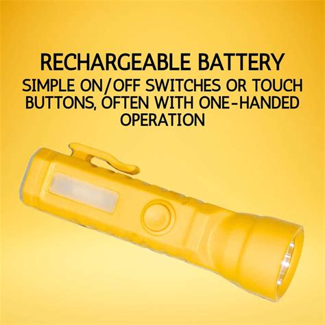 YAROH USB Rechargeable LED Torch Light With COBB Light & Small Size ...