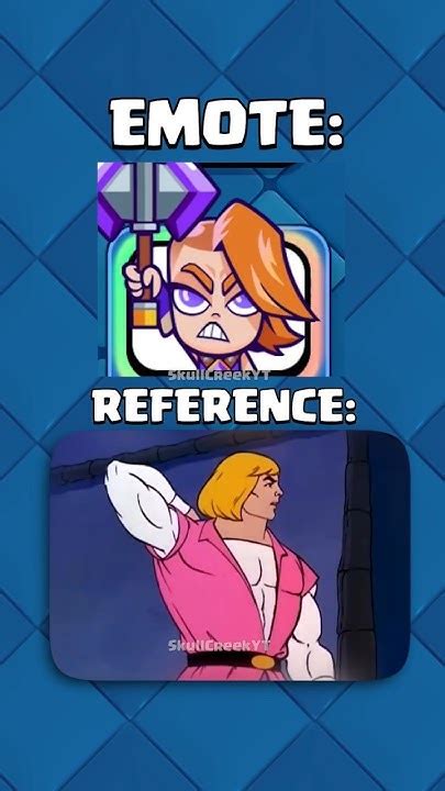 EMOTE vs REFERENCE (Part 12) #clashroyale - YouTube