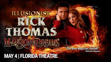 Award-winning illusionist Rick Thomas brings his innovative magic and ...