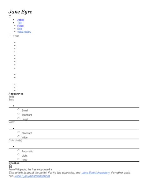 Jane Eyre (ENG 101) - Analysis of Character Development and Themes ...