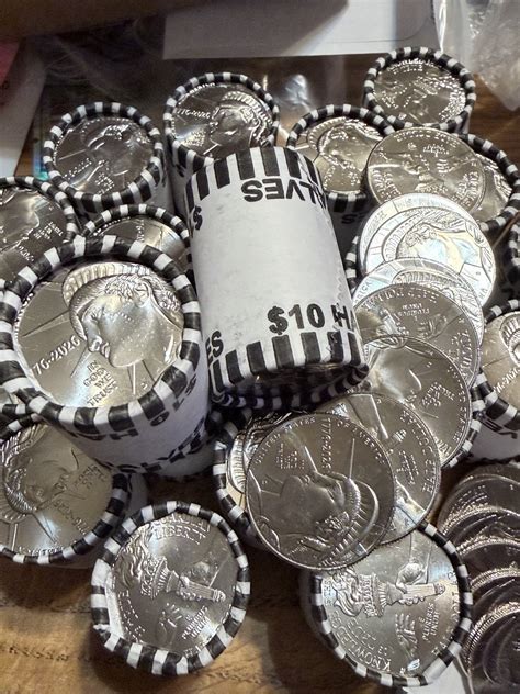 2026-D Mint Half Dollar Coin Rolls, Uncirculated Statue of Liberty