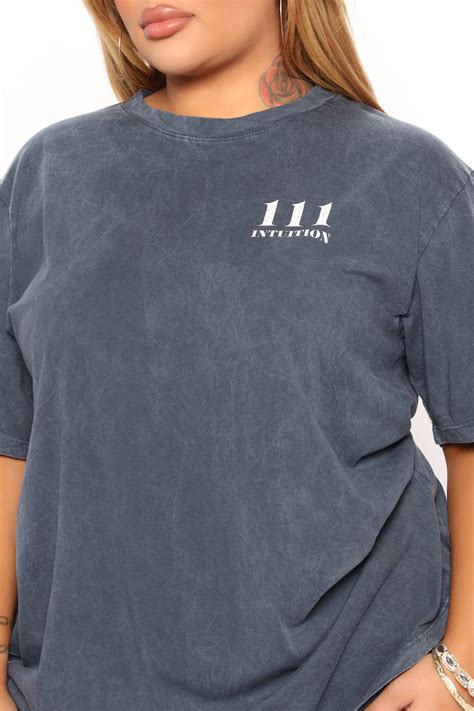 111 Angel Number Tunic Top - Grey/combo | Fashion Nova