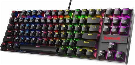 K552P Mechanical Gaming Keyboard TKL with 18 Backlight Modes, Hot ...