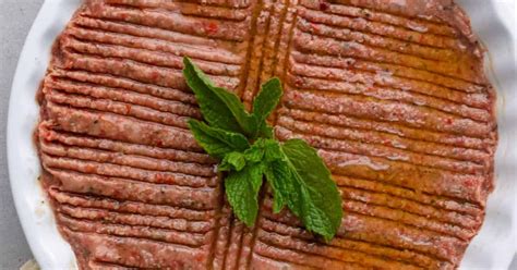 Kibbeh Nayyeh (Lebanese Raw Kibbeh) | Arabic Food Recipes