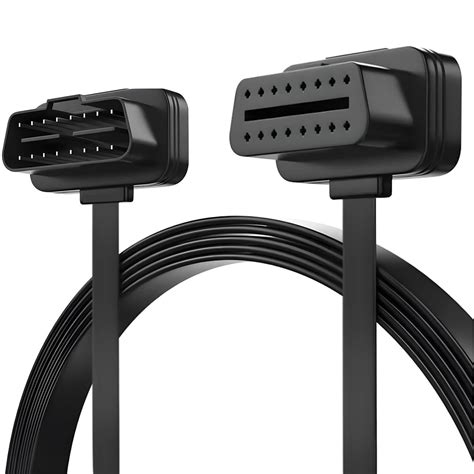 HASTHIP® Cable de Extensión OBD2 23.6'' 16 Pines Macho a Hembra,Cable ...