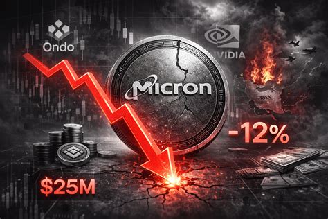 Micron Technology Token Falls Nearly 12% In One Week As Traders Cut ...