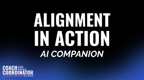 Alignment in Action: A Behavior-Based Leadership Tool for Coaches ...