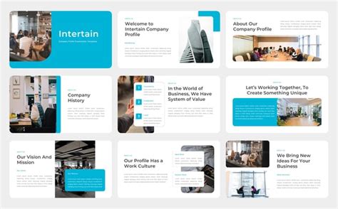 Intertain – Company Profile Keynote Template - Design Template Place