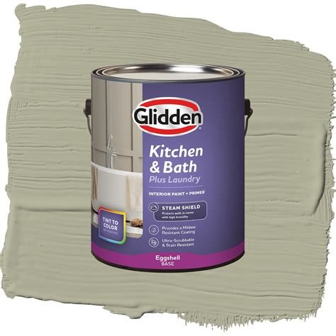 Glidden Glidden Kitchen Bath and Laundry Photo Gray / Green, Eggshell ...