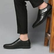 Handshe Men's Fashion Casual Leather Shoes – Summer Solid Color ...