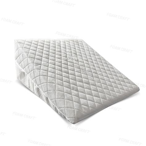 FOAM CRAFT® Orthopedic Wedge Pillow Pain Relief Back Support Cushion ...