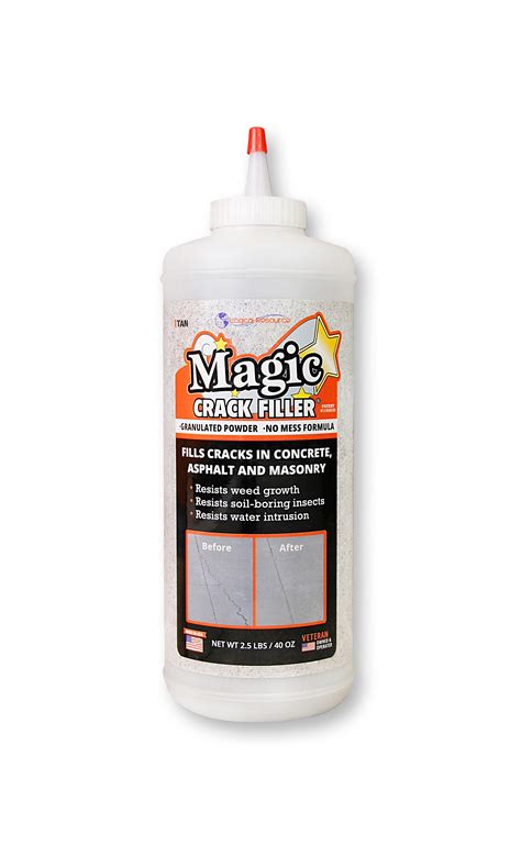 Magic Crack Filler Tan 2.5lb./40 oz. Bottle – Logical Resource Inc.