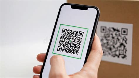 Scanning Qr Code on Package with Smartphone for Instant Verification ...