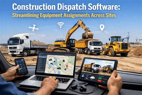 Construction Dispatch Software Streamlining Equipment Assignments Across Sites