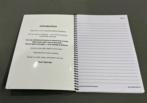 Buy A4 Rewritable Notebook: Lined & Blank, Eco-friendly Online in India ...