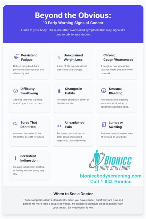 Early Warning Signs of Cancer: 10 Surprising Symptoms