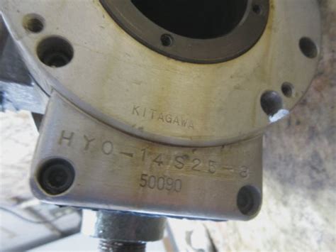 KITAGAWA HYDRAULIC SPINDLE ACTUATOR HYO-14S25-8 1.905" HY0 IKEGAI CNC ...