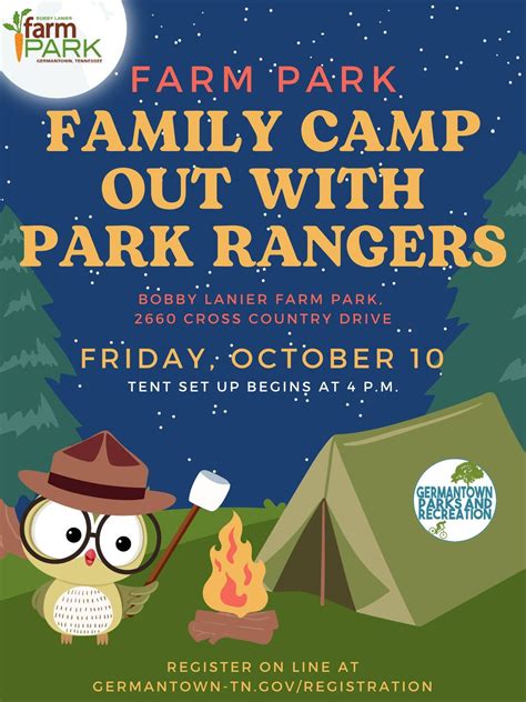 Farm Park Family Camp Out, Bobby Lanier Farm Park - Germantown, 10 ...