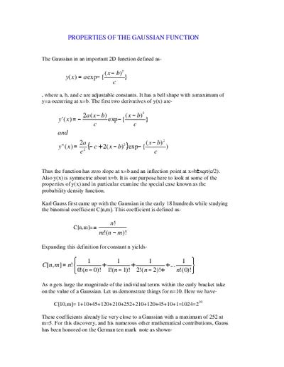 Figure 1: Examples Of Univariate Gaussian - PDF Download