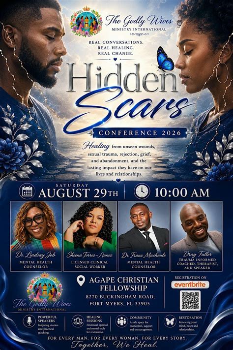 Hidden Scars Conference 2026, Agape Christian Fellowship, Fort Myers ...