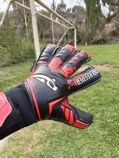 Guantes de portero RINAT Aries X Pro rojo negro UnoKeeper | Guantes ...