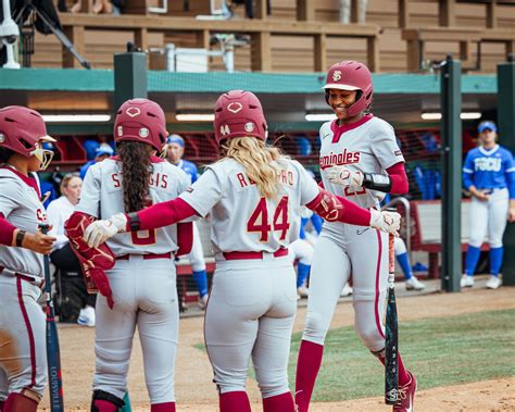 Where FSU softball ranks in Softball America's Week 10 top 25