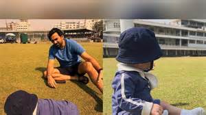 Zaheer Khan shares adorable pics of son Fatehsinh on cricket field
