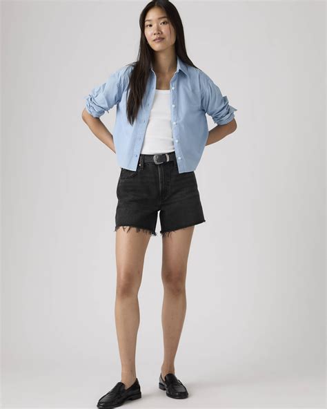 Ribcage Shorts - Black | Levi's® IE