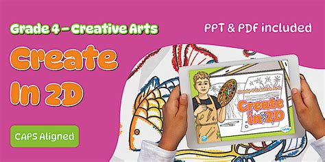 Grade 4 – Creative Arts – Term 2 – Create In 2D – PowerPoint (CAPS Aligned)