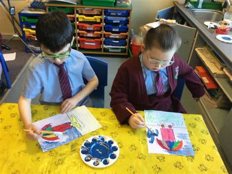 Wax Resistant Art in Year 3A