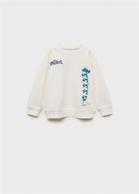 Smurfs sweatshirt - Baby boys | MANGO OUTLET USA