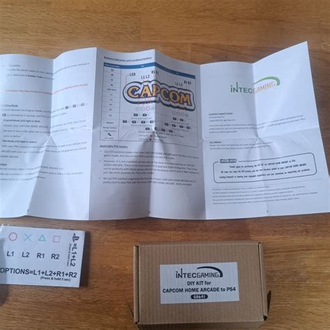 Capcom Home Arcade Intecgaming Diy Kit To PS4 S.. | Köp på Tradera ...