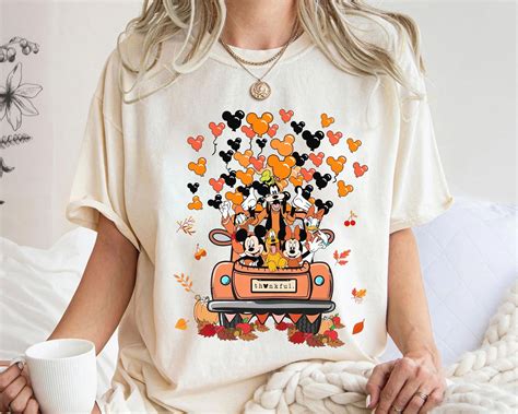 Disney Mickey and Minnie Thanksgiving On Main Street Shirt, Disney Fall ...