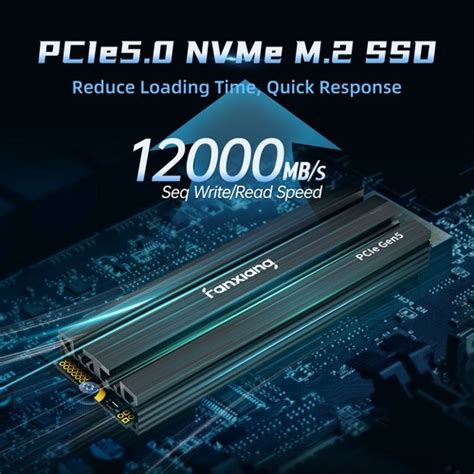 Fanxiang 1TB 2TB PCIe 5.0 M.2 NVMe Internal SSD Gen5 with Heatsink ...
